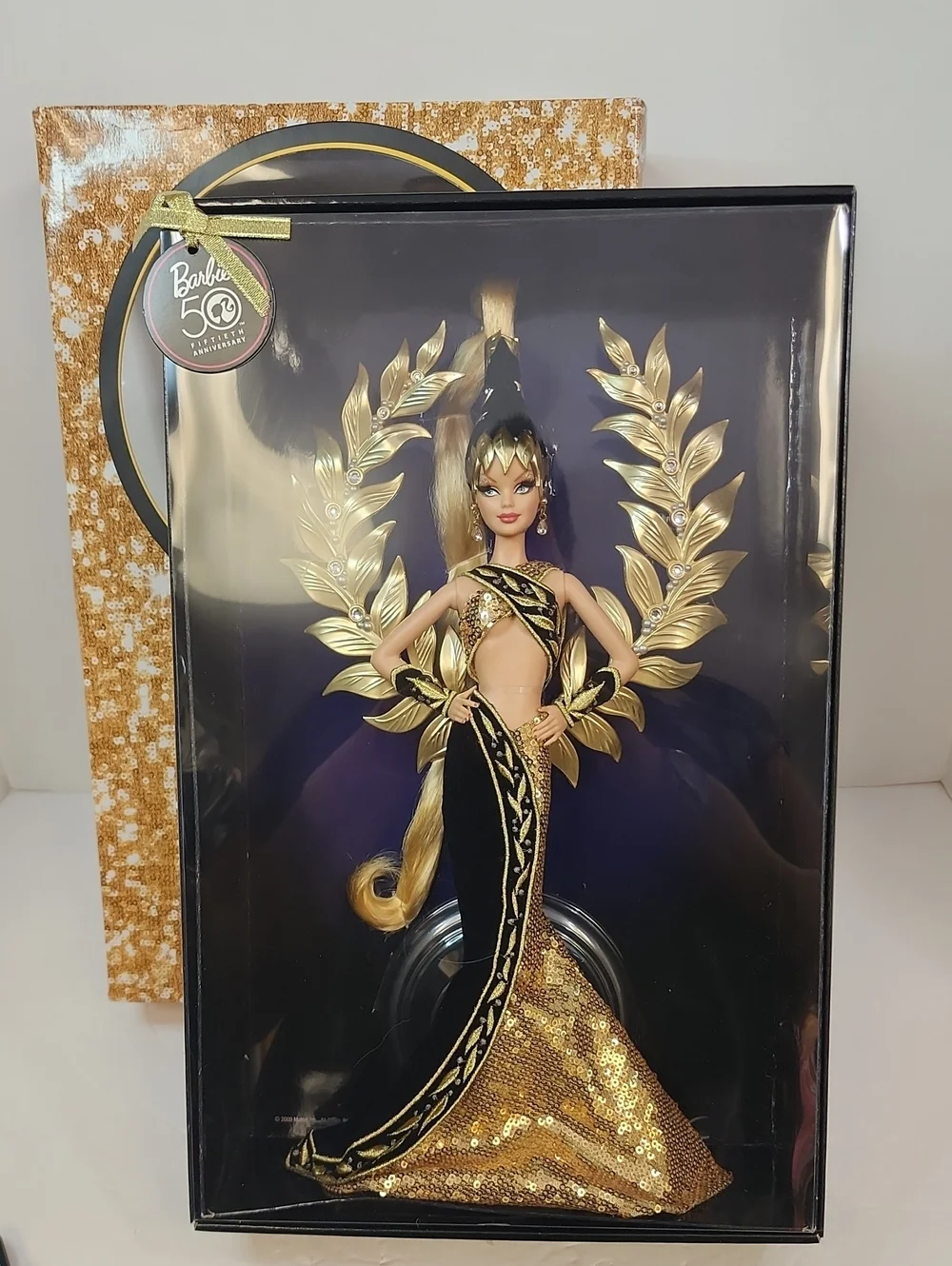 Bob Mackie Golden Legacy Barbie Doll Gold Label 50th Anniversary Mattel 2009 NRF